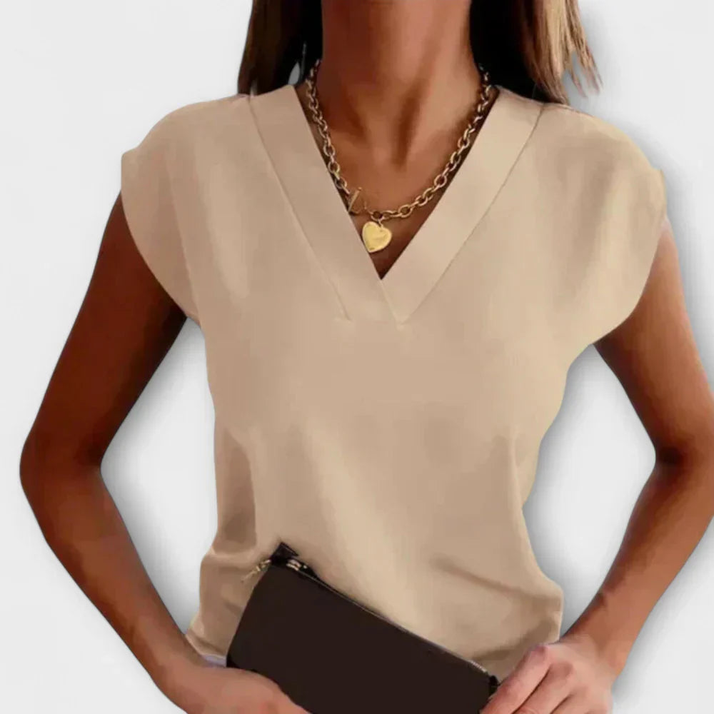 STACEY V-NECK BLOUSE