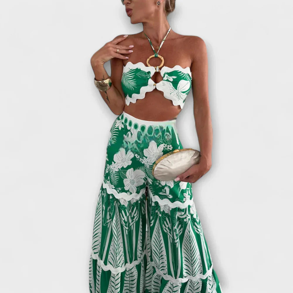 ESMERALDA HALTER SET