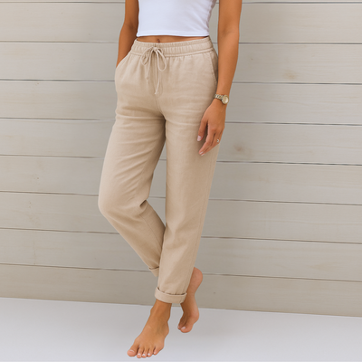 Adrianna™ Premium Linen Stretch Trousers