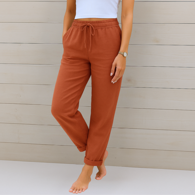 Adrianna™ Premium Linen Stretch Trousers