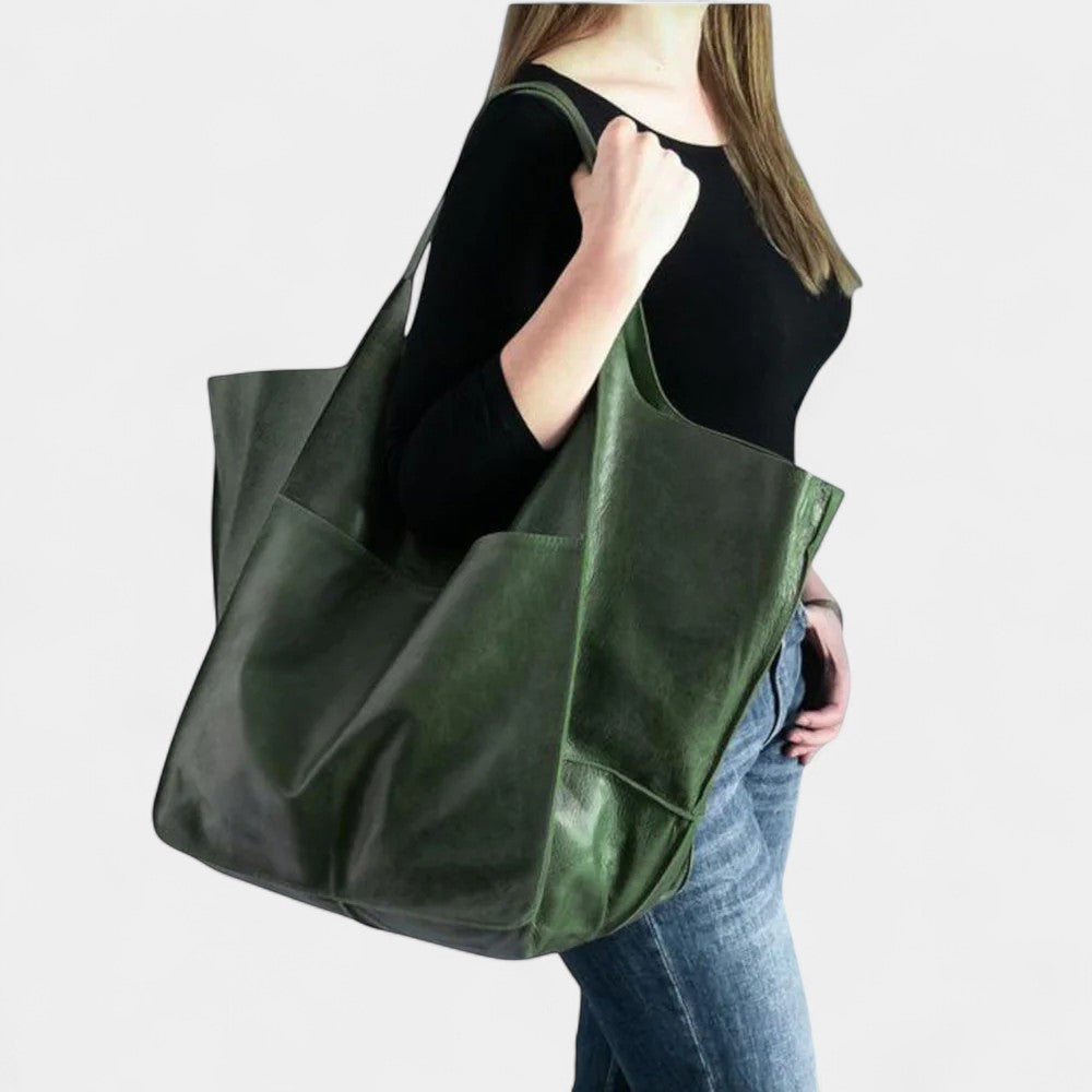 BAHA LEATHER TOTE BAG