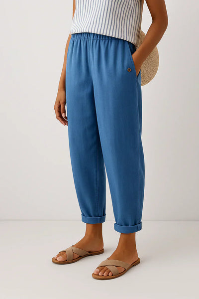 Jemma™ Timeless Linen-Cotton Trousers
