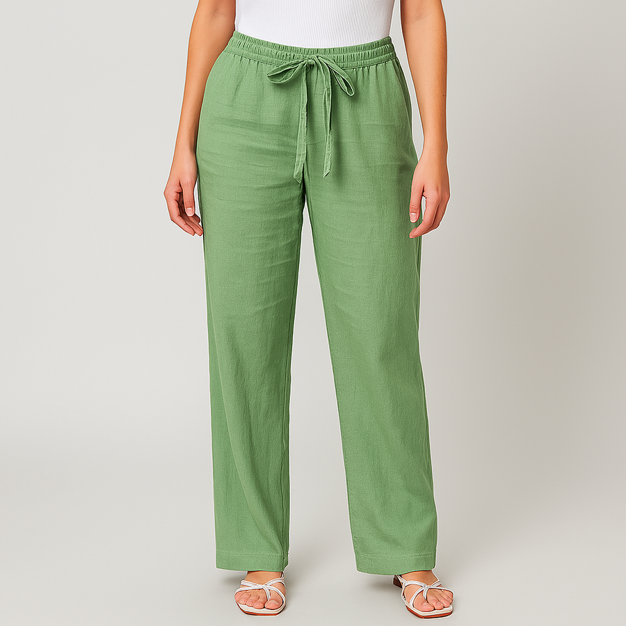 Sloan™ Elegant Tie Waist Linen Pants