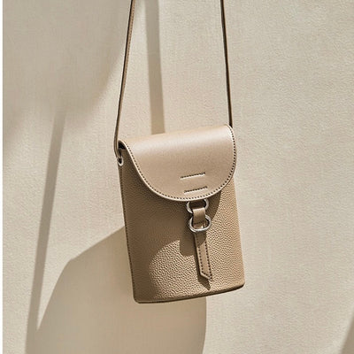 Genuine Leather Mini Crossbody Phone Bag