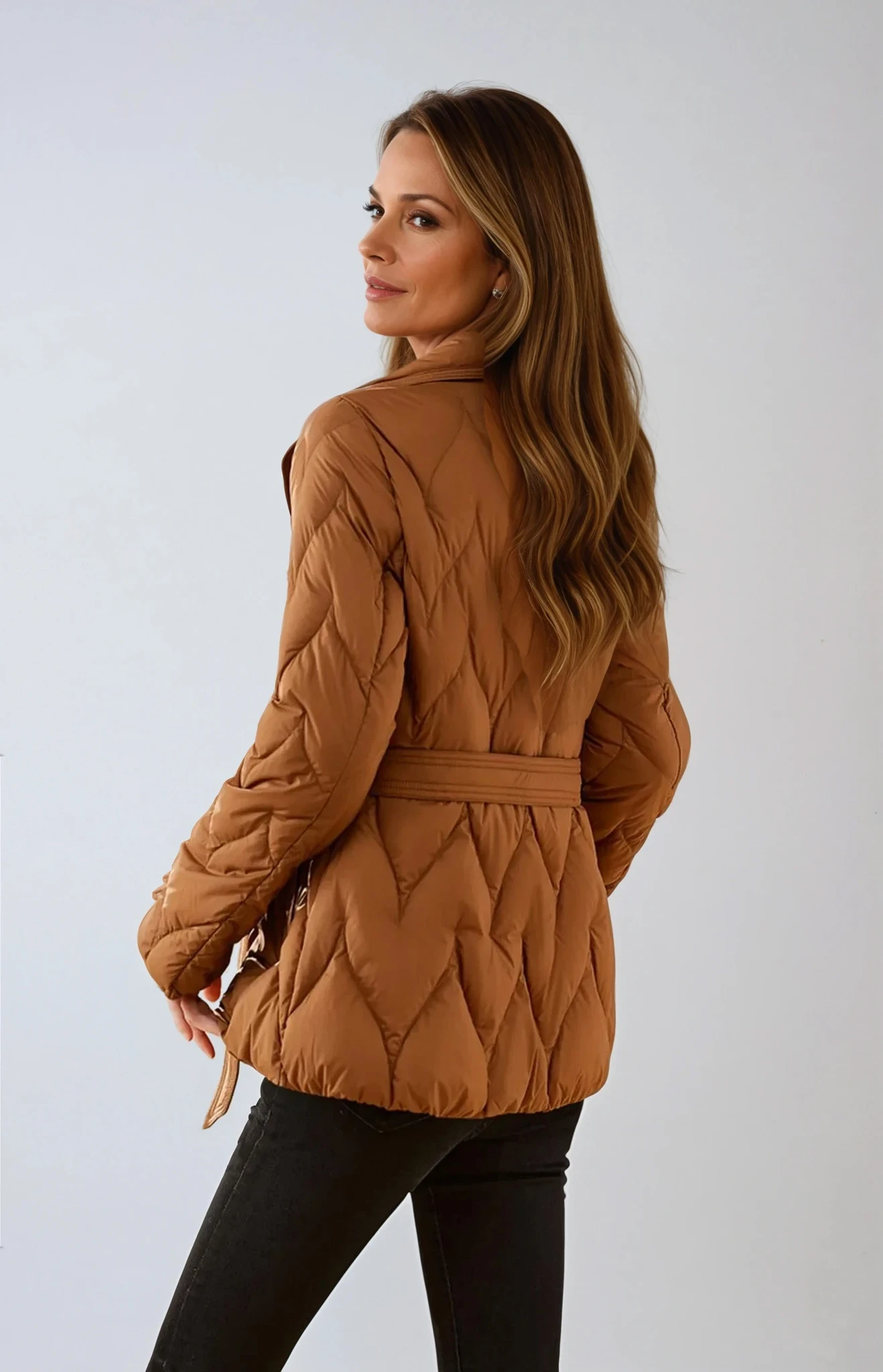 Zoe | Elegant Tie Belt Jacket