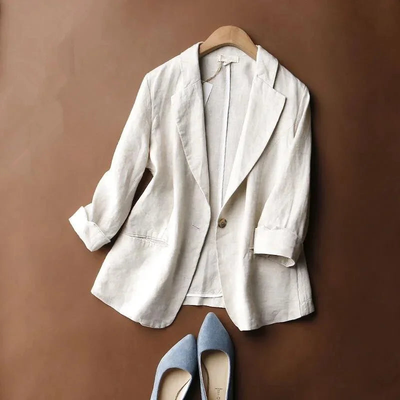 Audrey | Linen Blazer