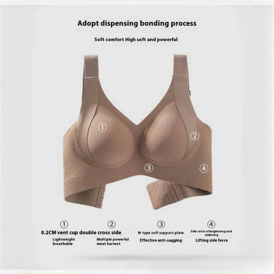Plus Size Seamless Wireless Bra | Comfort & Support