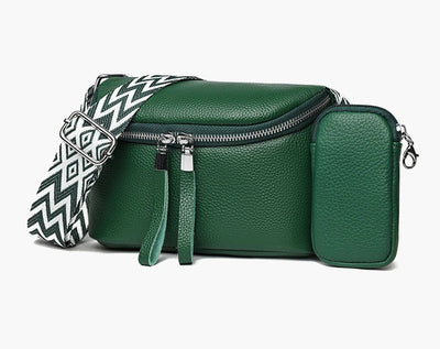 Nina | Refined Leather Shoulder Bag