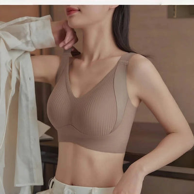 Plus Size Seamless Wireless Bra | Comfort & Support