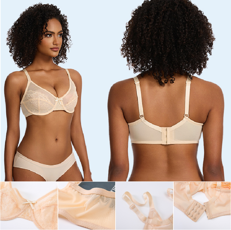 Bra Net Lace Ruffled