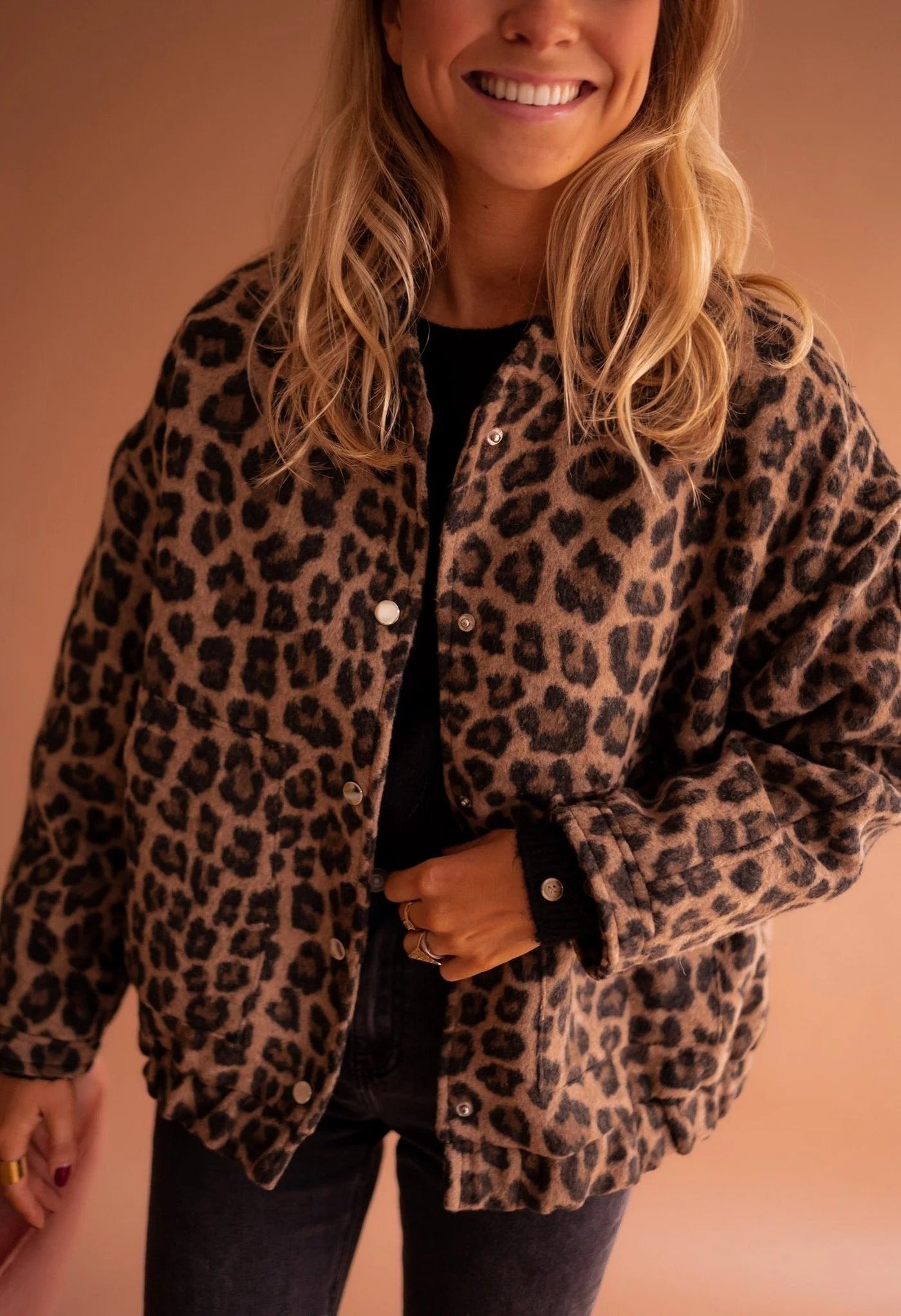 NATALIE LEOPARD PRINT COAT