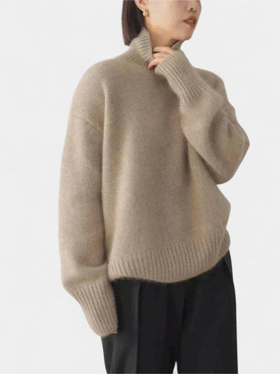 CATALINA CASHMERE HIGH NECK SWEATER