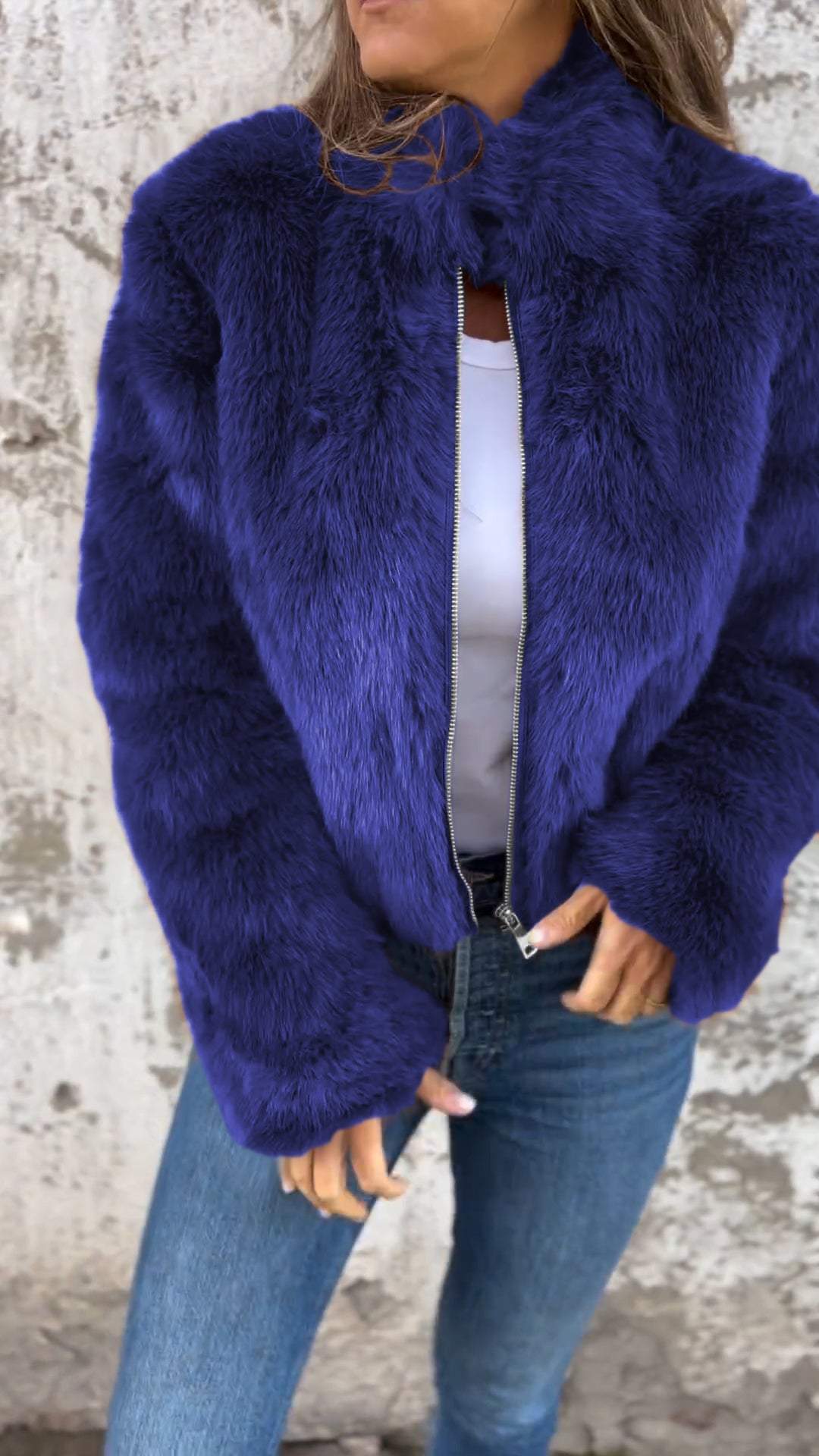 Alina | Faux Fur Jacket