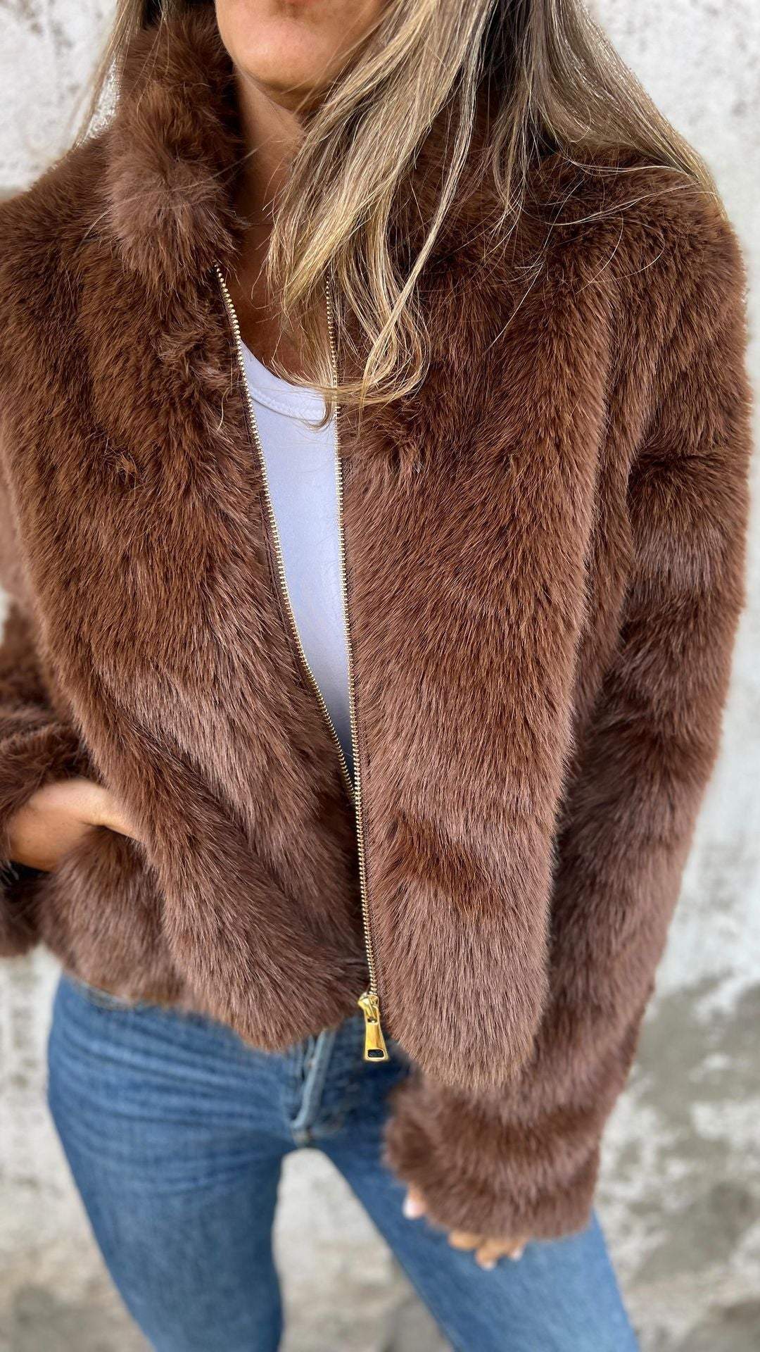 Alina | Faux Fur Jacket