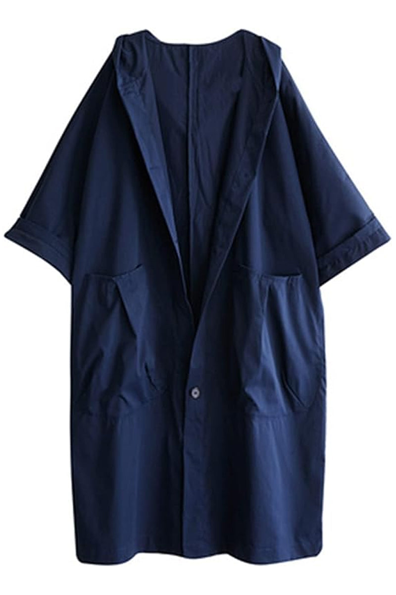 Indigo | Oversized Windbreaker Jacket