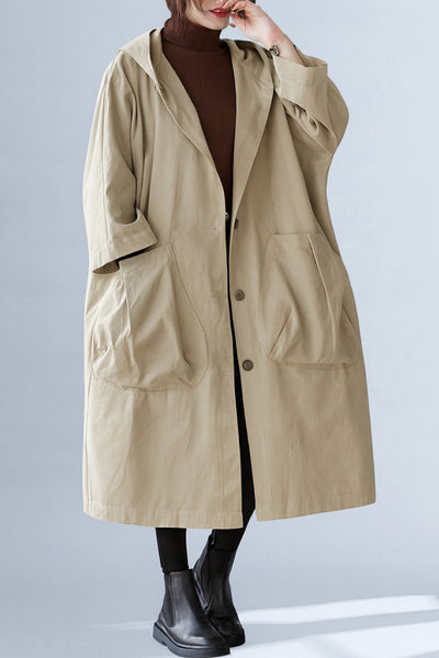 Indigo | Oversized Windbreaker Jacket