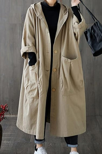 Indigo | Oversized Windbreaker Jacket